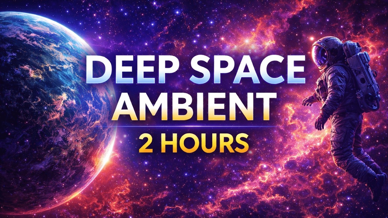 Nebula Relaxing Space 🌌 Deep Ambient Music for Sleep, Study & Relaxation 4k (2 Hours)