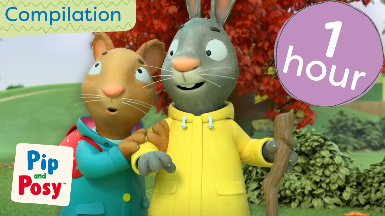 Pip and Posy Best Moments! | @pipandposy  | 1 Hour of Cartoons | Compilation