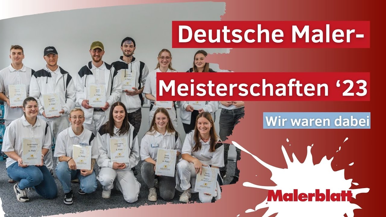 Das waren die deutschen Malermeisterschaften 2023