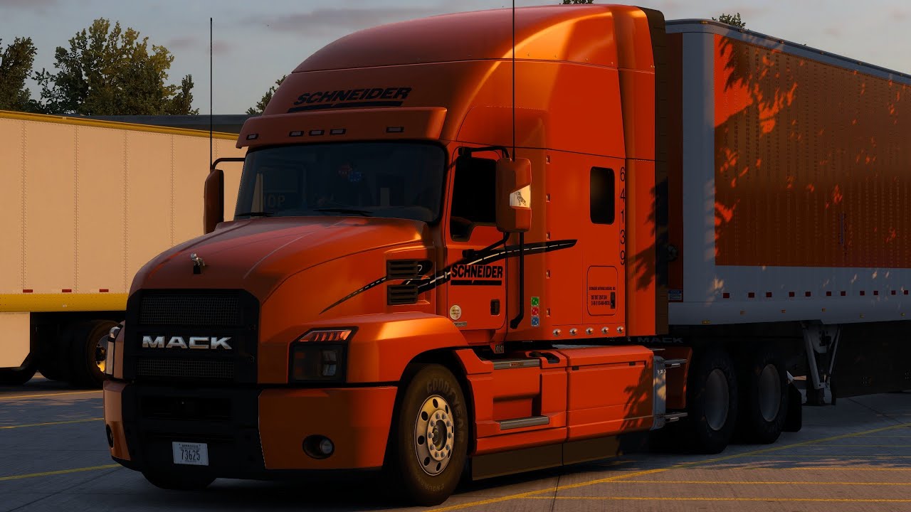 Schneider to Texarkana - Mack Anthem - American Truck Simulator - Realistic POV ASMR Driving