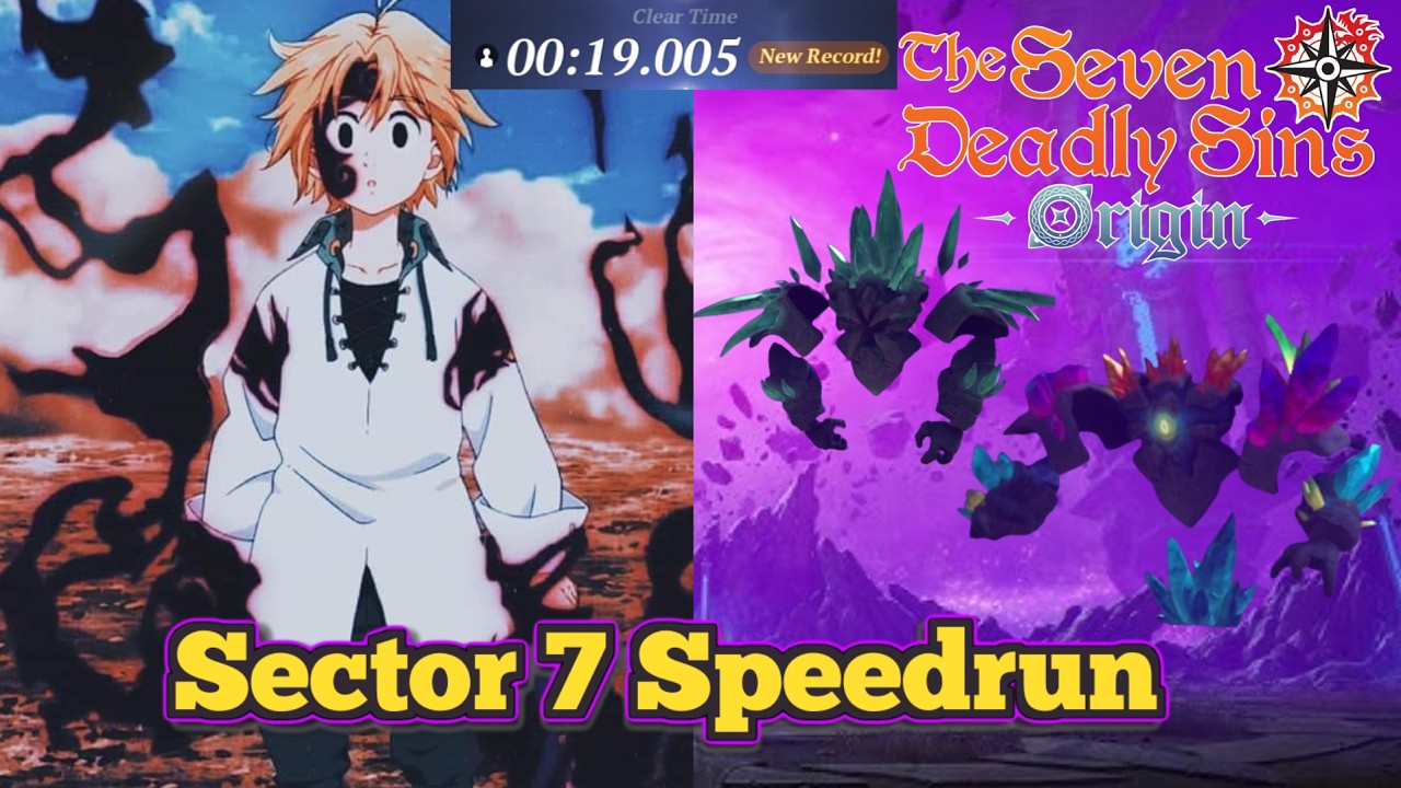 Timespace Junction: sector 7  | MELIODAS SPEEDRUN CLEAR!  | The Seven Deadly Sins: Origin