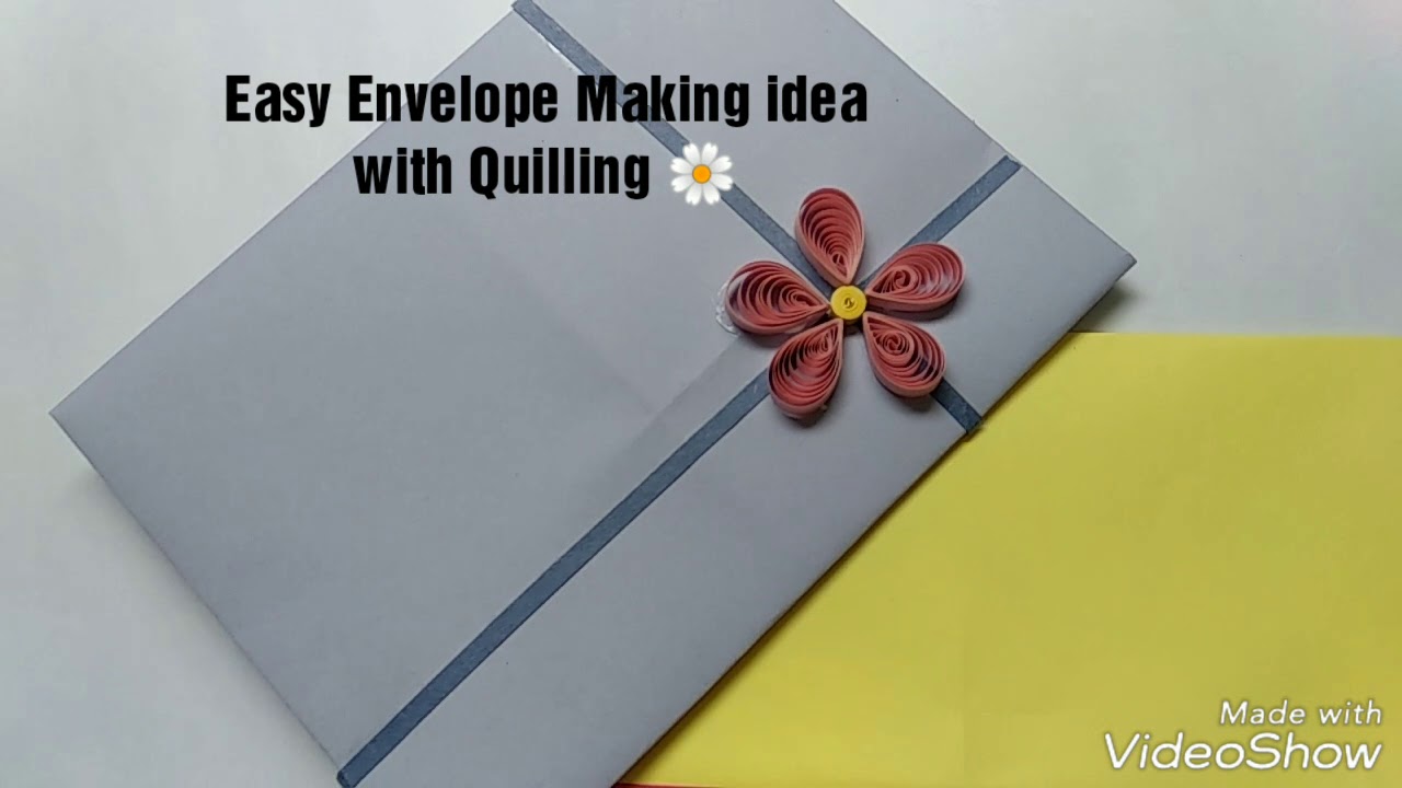 Envelope Making ideas✉️ How to make envelope , Quilling envelope ideas