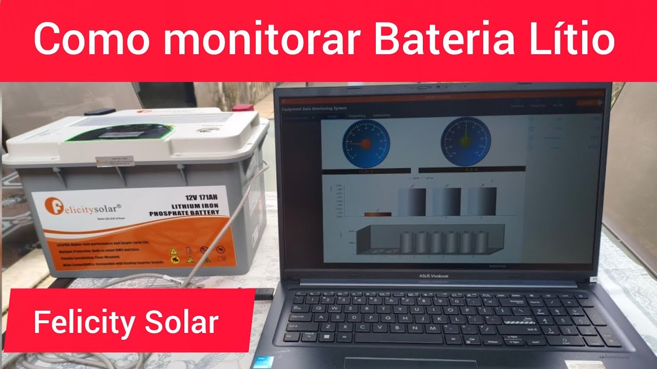 Como instalar o programa EDMS de monitoramento da Bateria de Lítio Felicity Solar
