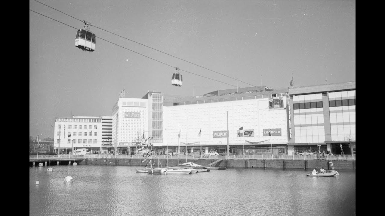 Kiel ● Gondelbahn Seilbahn Kaufhaus Weipert Bootshafen 1972-1974