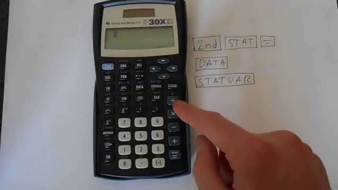 TI-30X IIS Tutorial