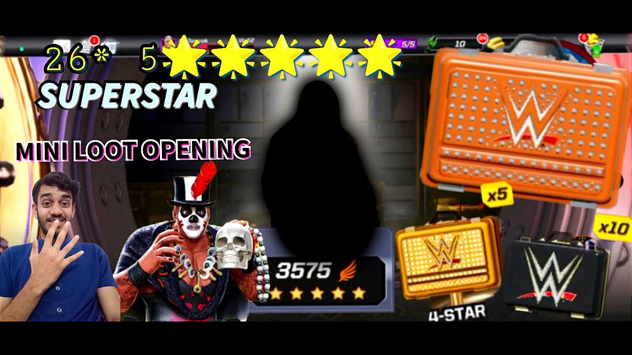 Loot Opening || 5 🌟 Loot Case || WWE Mayhem || Mr.Benzok