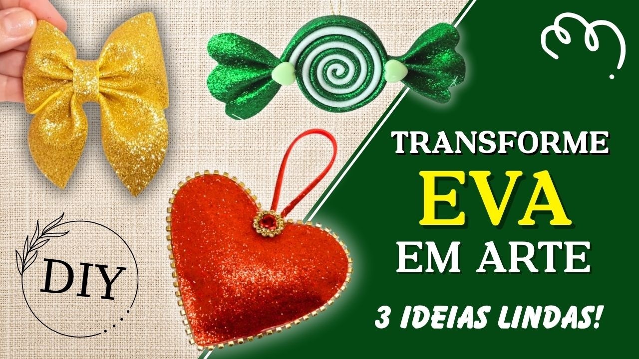 3 Ideias Incríveis de Artesanato com EVA 😍✨