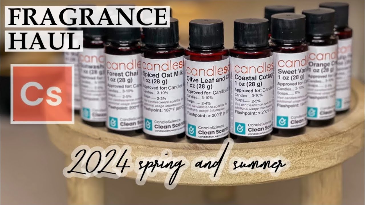 CandleScience 2024 Fragrance Oils | OOTB first impressions