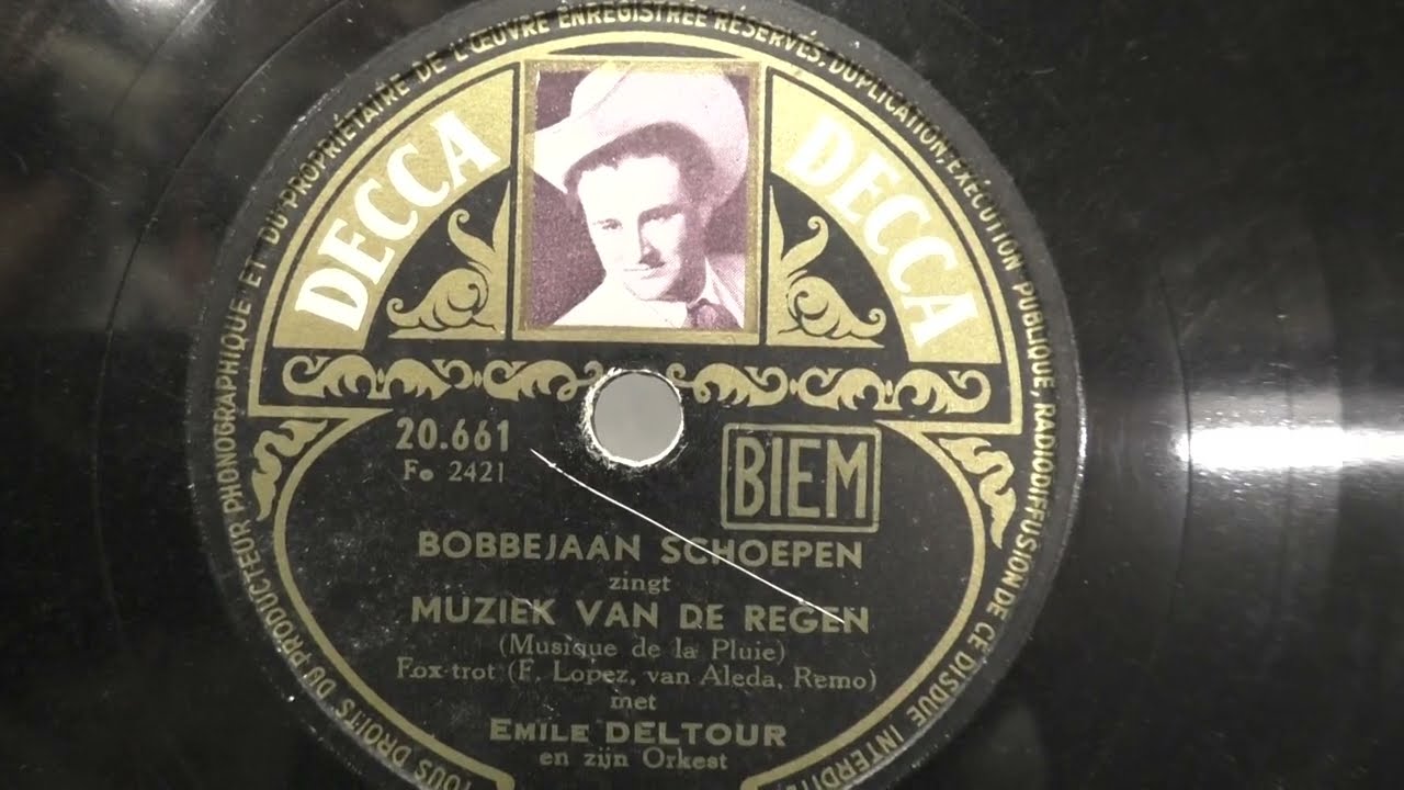 Bobbejaan Schoepen: Muziek van de regen. (1950).
