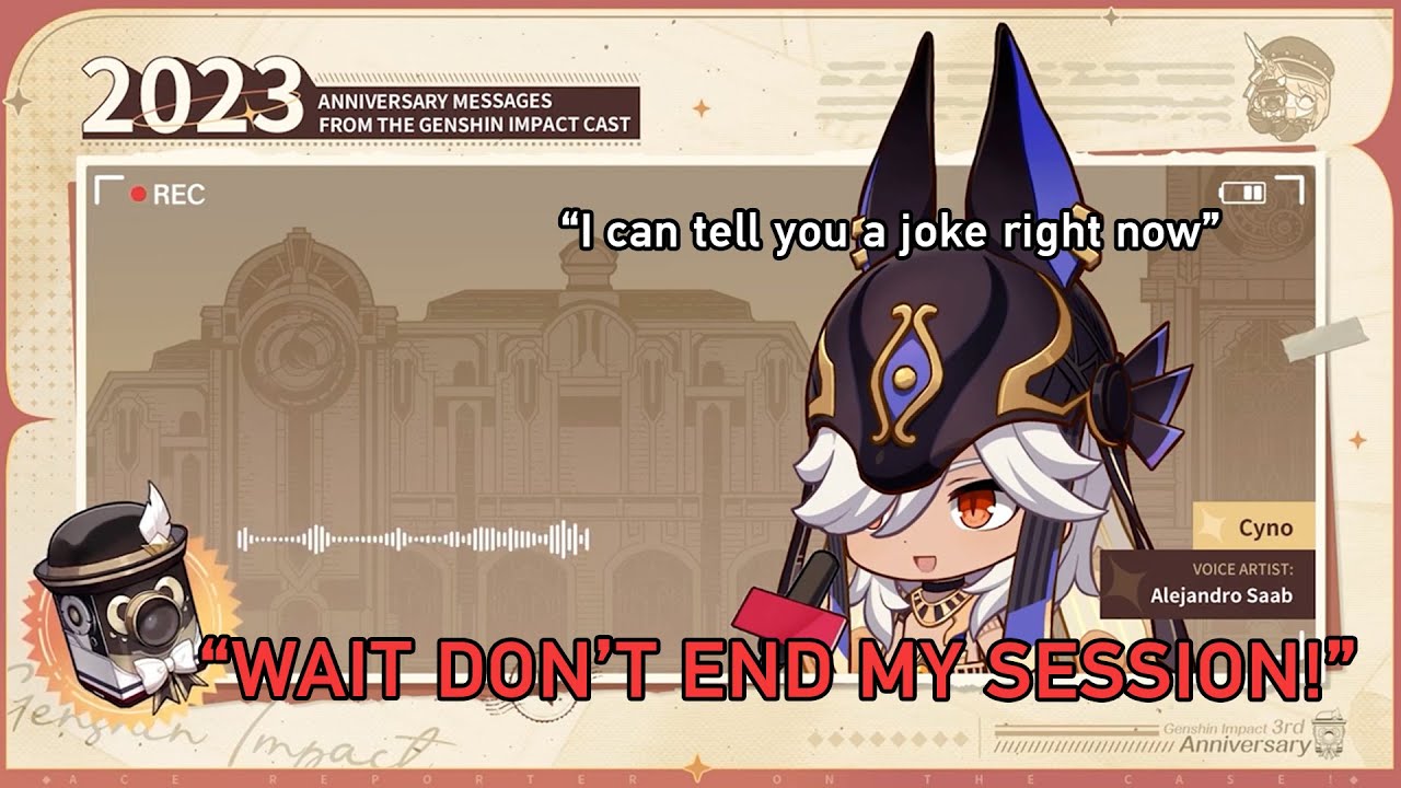 They Cut Cyno Jokes on Livestream 🤣