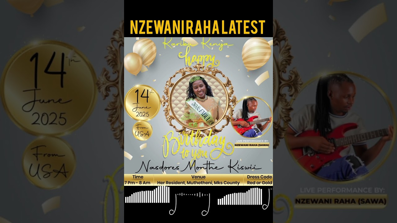 HAPPY BIRTHDAY NASDORES MONTHE KISWII by NZEWANI RAHA OFFICIAL 🔥🔥🔥🔥🎂🎂🎂