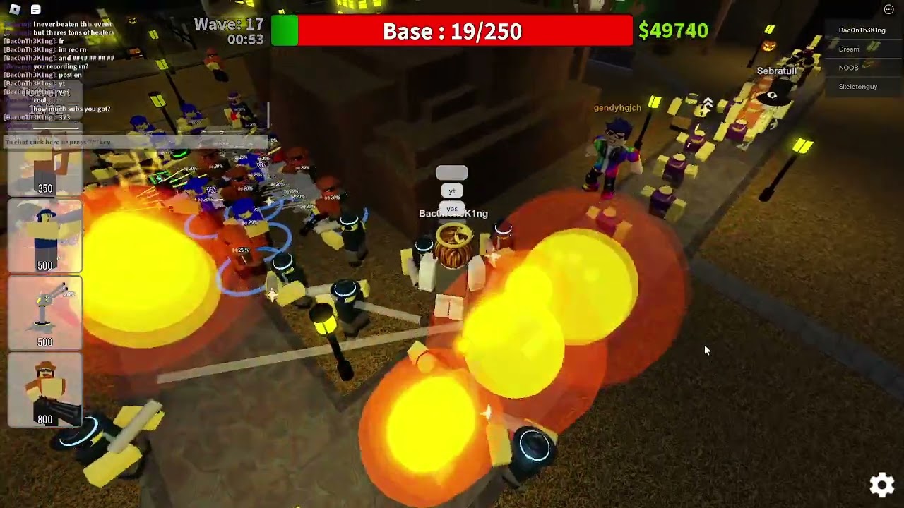 Beating the HALLOWEEN event on Tool Tower Defense