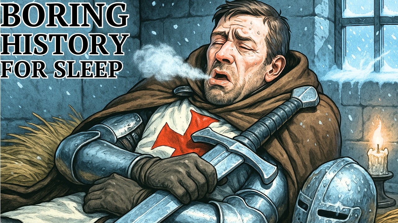 How Did Crusaders Sleep in a Medieval Castle During the Coldest Nights | 2 Hours of Relaxing History