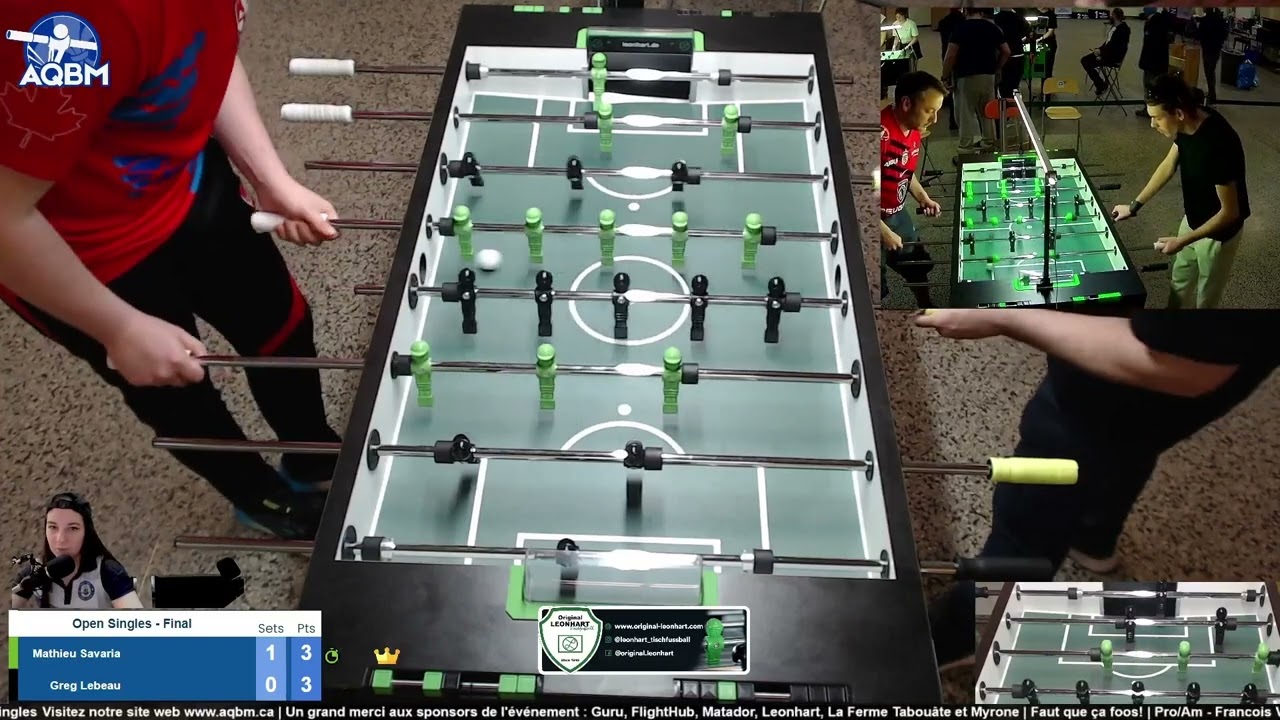 Mathieu Savaria vs Greg Lebeau - Open  Singles Final - 2026/01