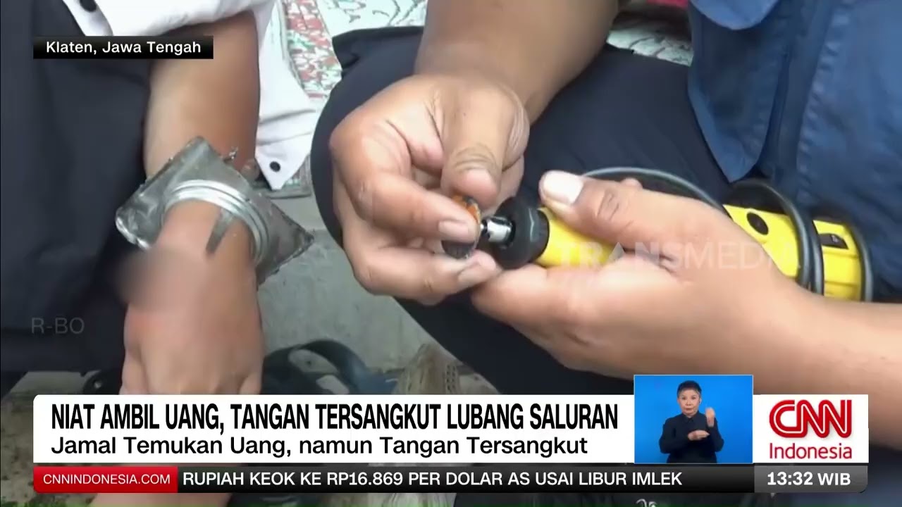Niat Ambil Uang, Tangan Tersangkut Lubang Saluran | REDAKSI (18/02/26)