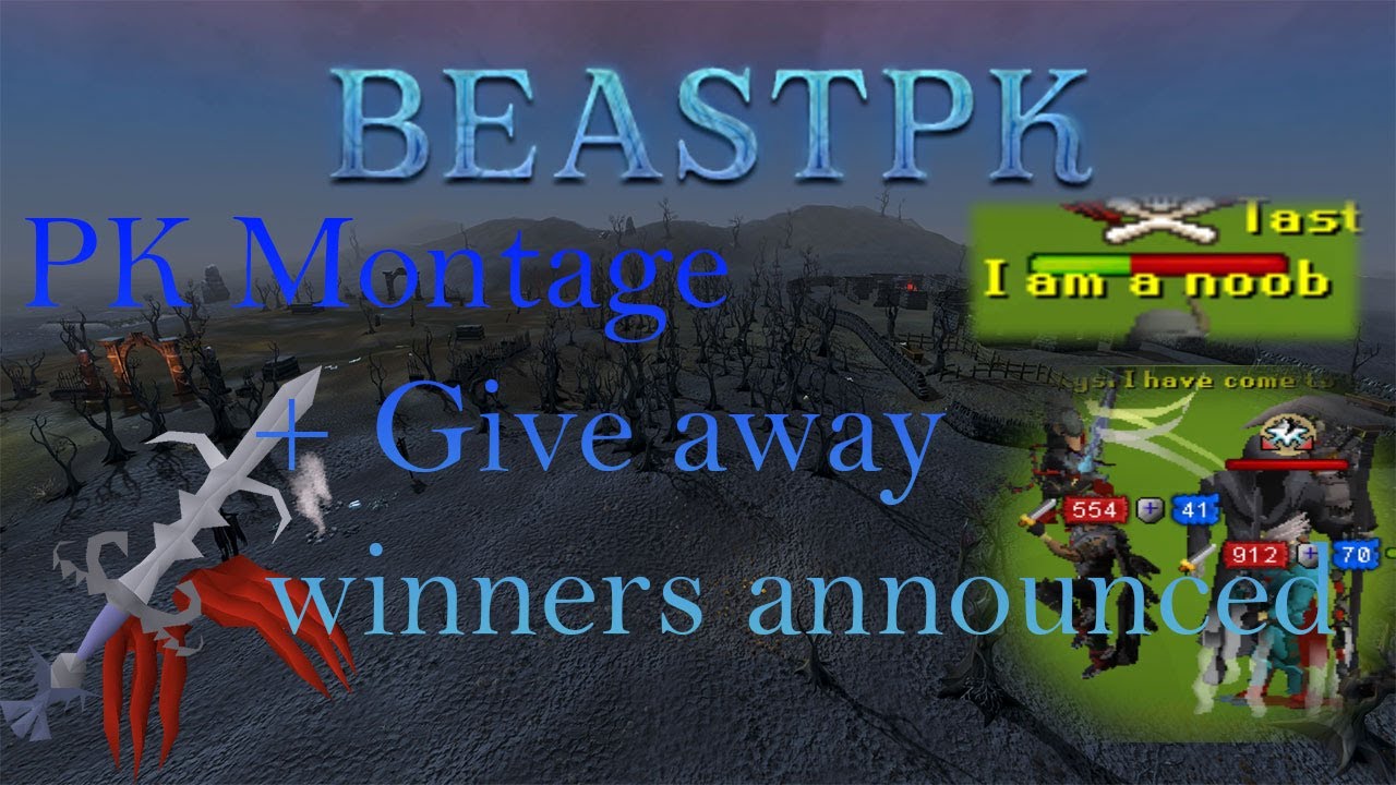 Beastpk | Pking montage | I am a noob + Give away winners!