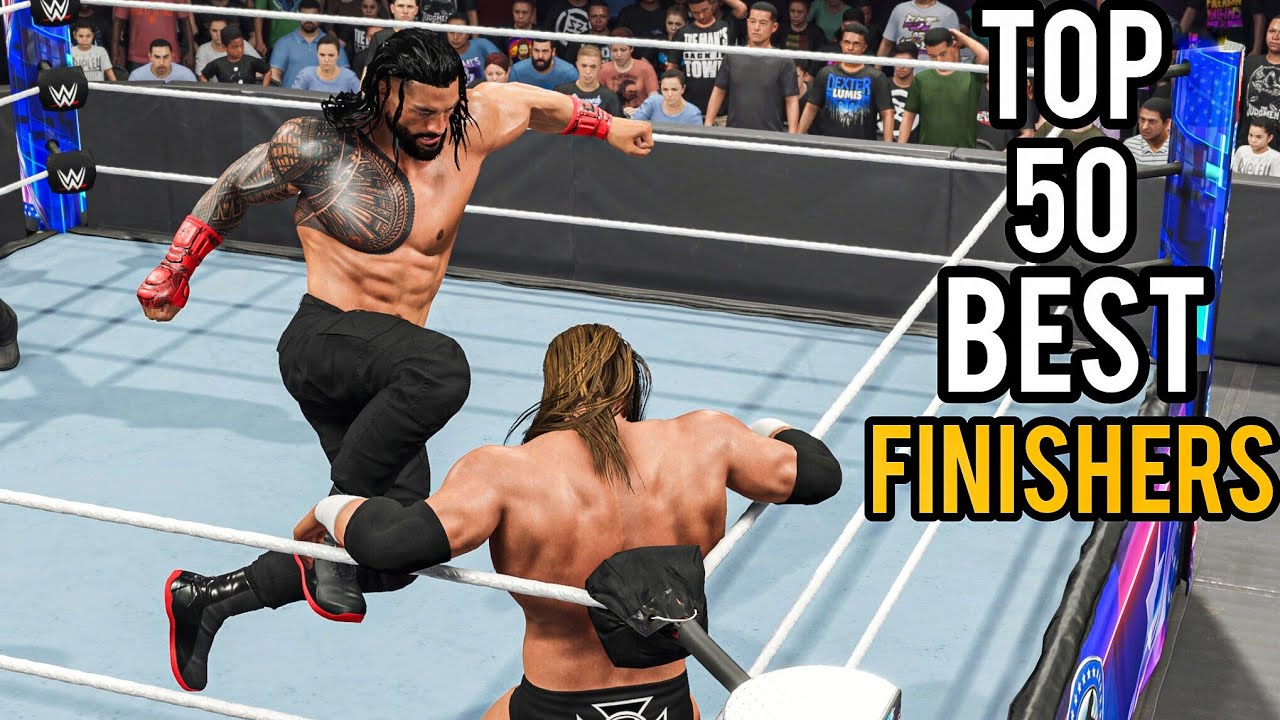 Top 50 Best Finishers in WWE 2K25 !!!