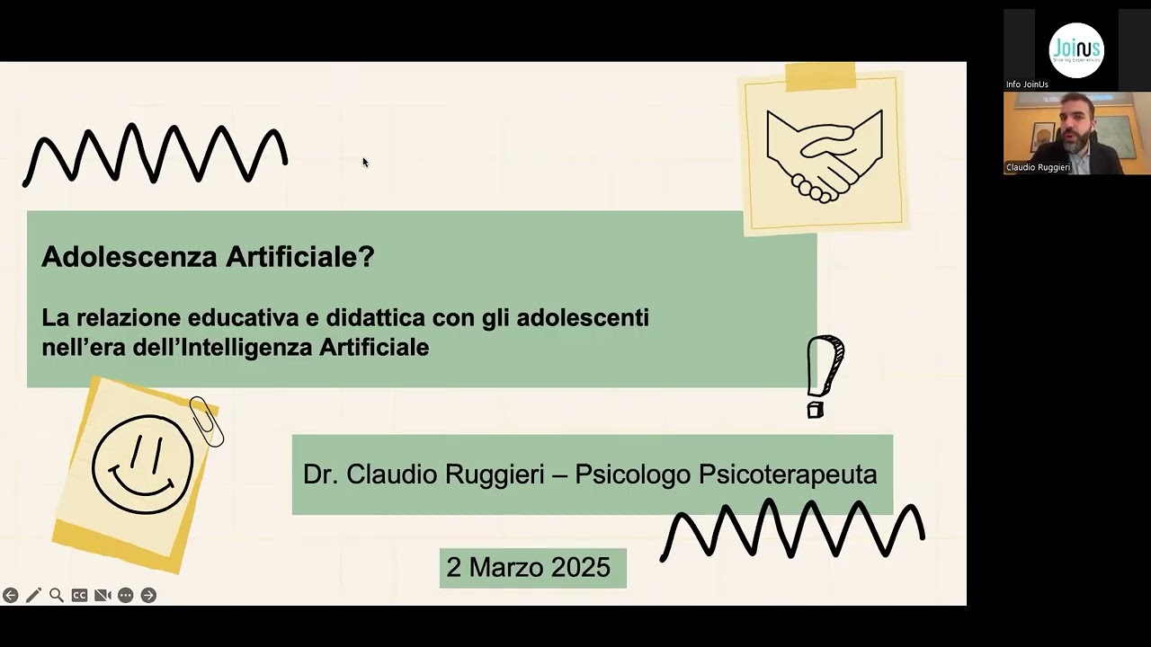 Adolescenza Artificiale La relazione educativa e didattica con gli adolescenti nell’era dell’IA: