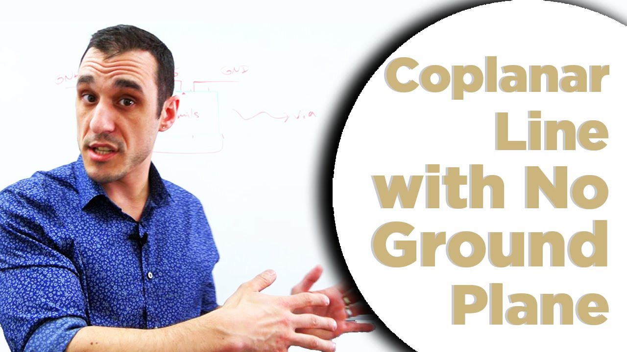 Coplanar Line with No Ground Plane | PCB Routing