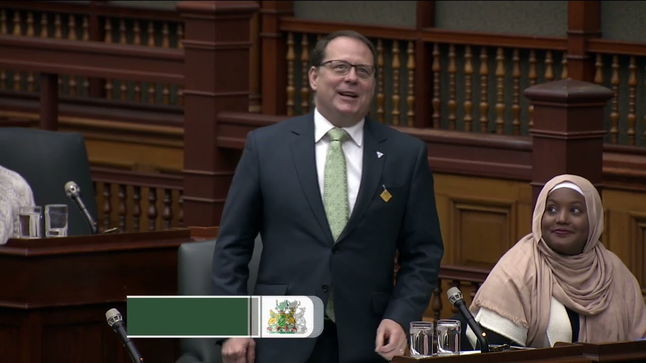 MPP Mike Schreiner delivers birthday greetings