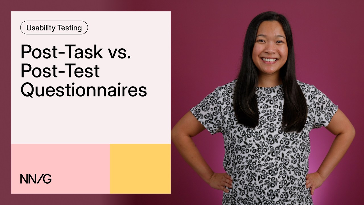 Post-Task vs. Post-Test Questionnaires in Quantitative Usability Testing