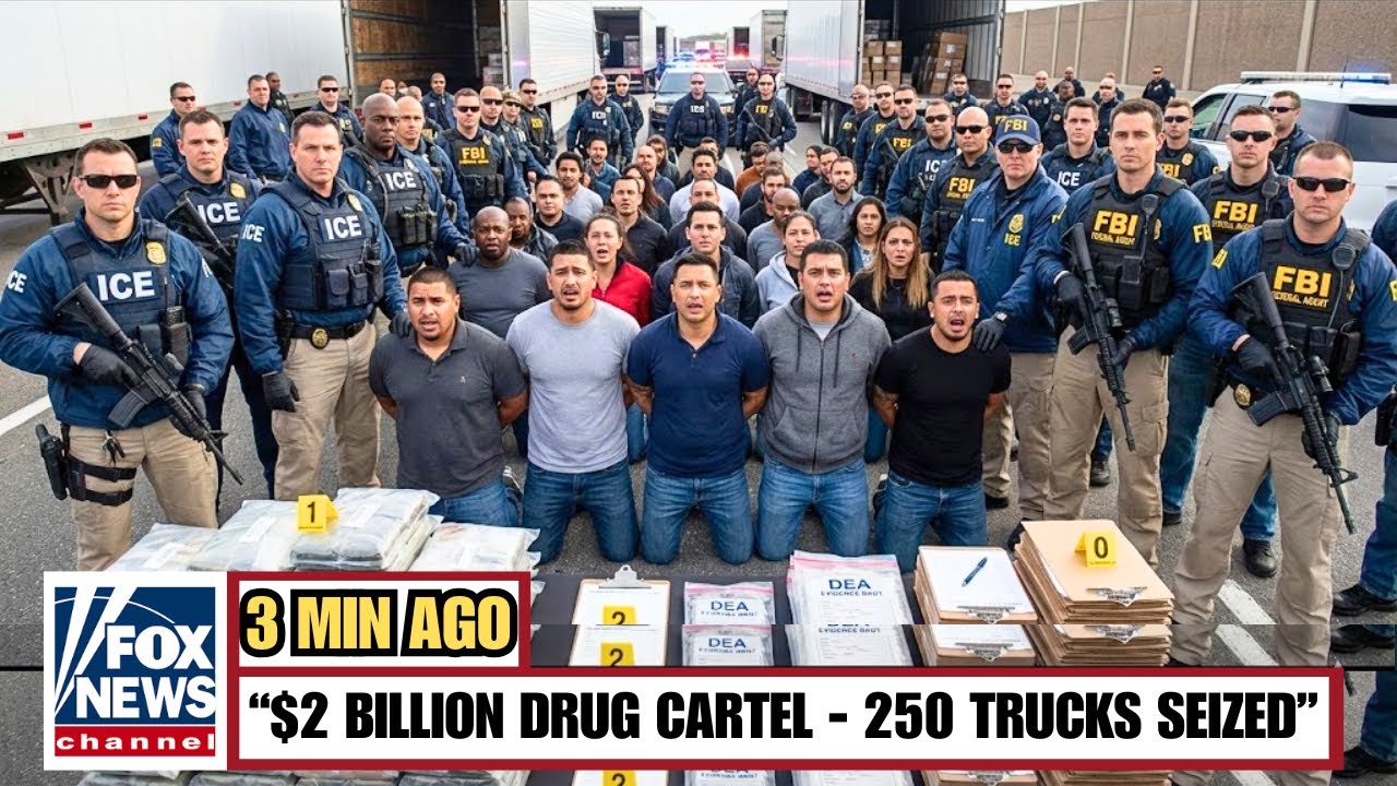 ICE & DEA Arrested Largest Trucking Network of 273   52 Tons Drugs Seized with 250 Trucks