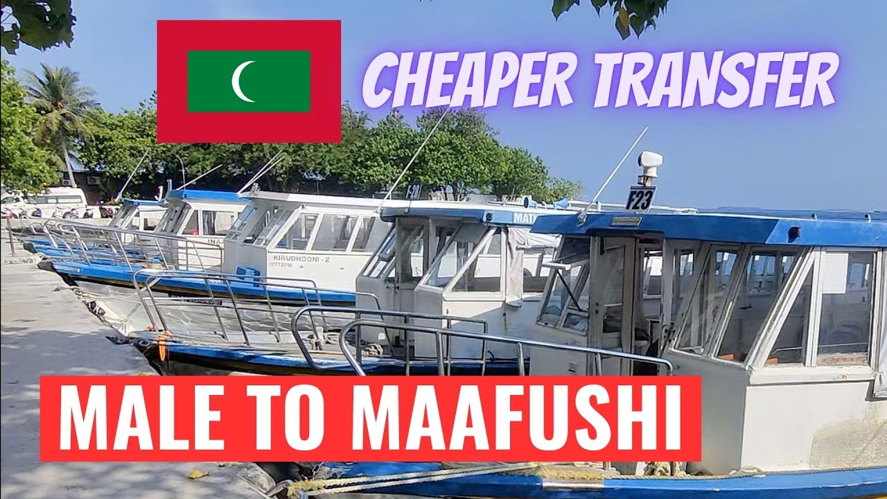 MALE TO MAAFUSHI 🇲🇻 | CHEAPER TRANSFER | SPEEDBOAT GUIDE | MALDIVES TOUR