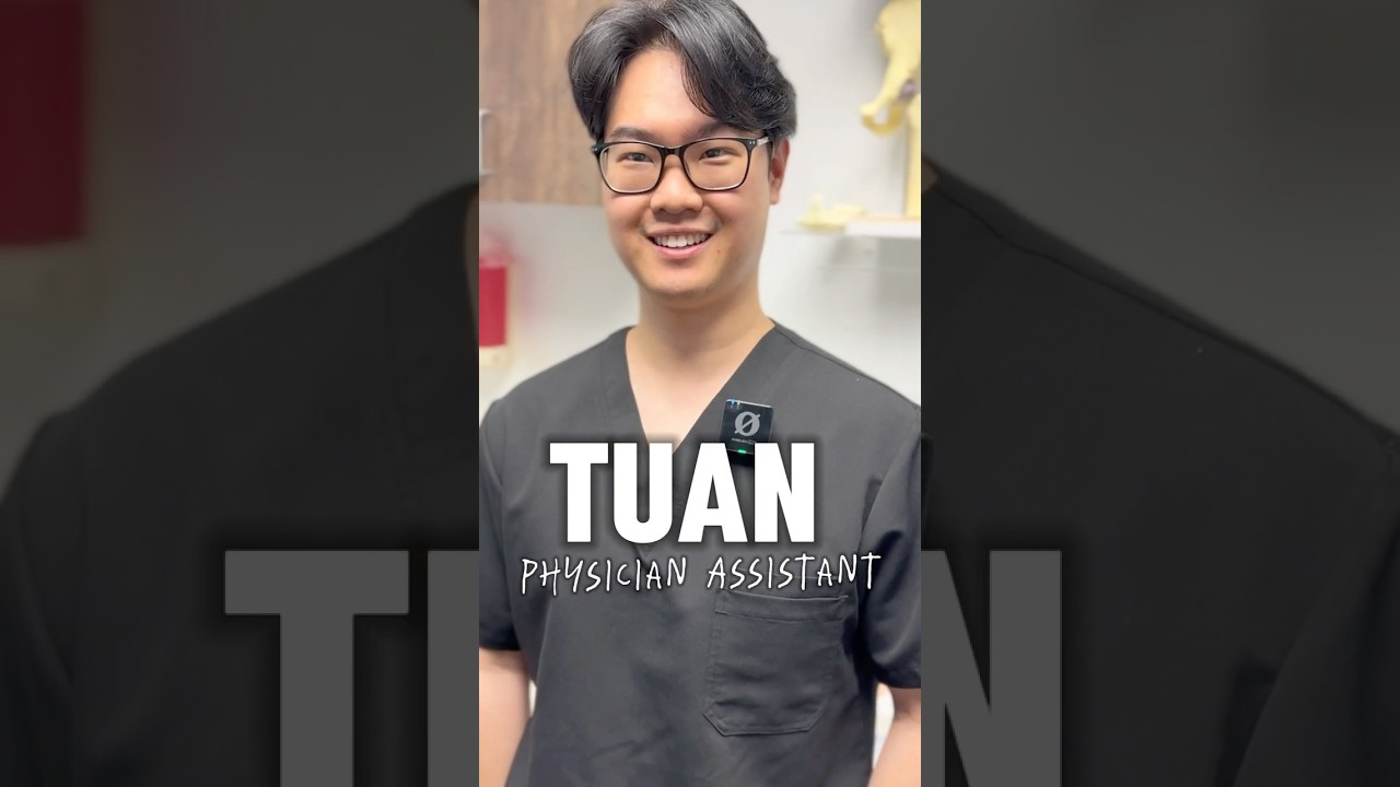 What does a physician assistant do?? Meet Tuan! #physicianassistant #orthopedicsurgery