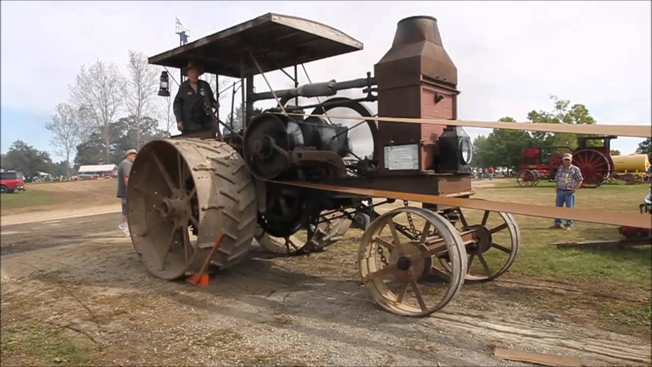 Rumely F on sawmill Edgerton 2015