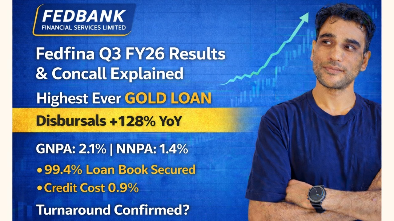 Fedbank Financial Q3 FY26 Results & Concall Explained!