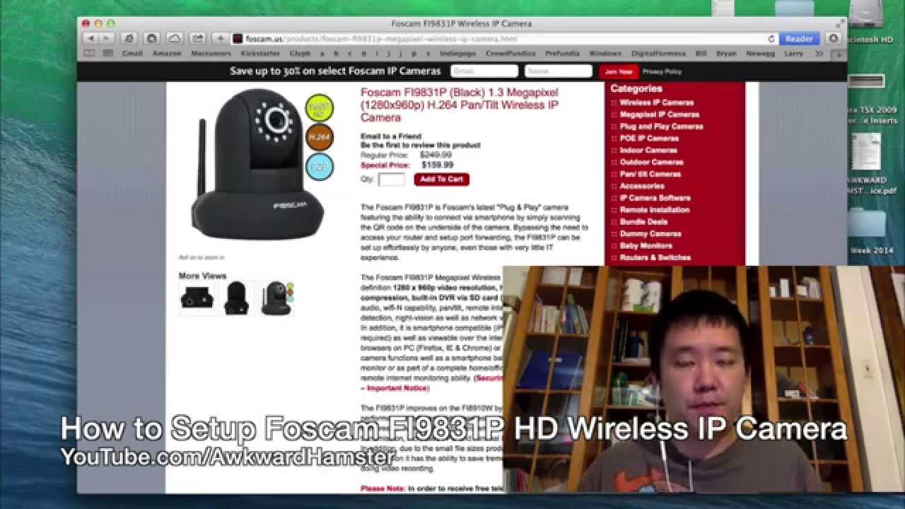 How to Setup Foscam FI9831P HD Wireless IP Camera