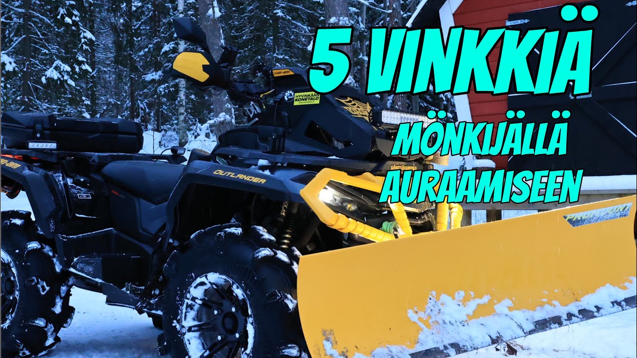 Aurataan Mönkijällä | Can-Am ProMount 152cm