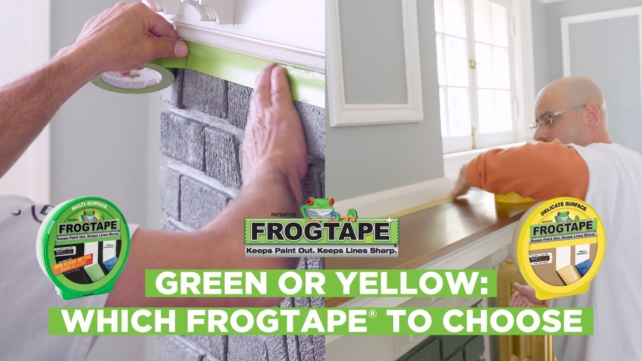 Зеленый или желтый: какой FrogTape® выбрать