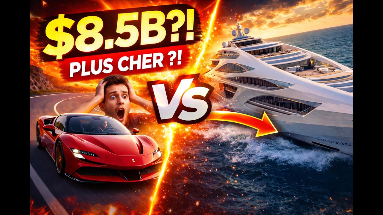 This FERRARI Costs 10x LESS Than This YACHT — The Most Insane Object Ever Built