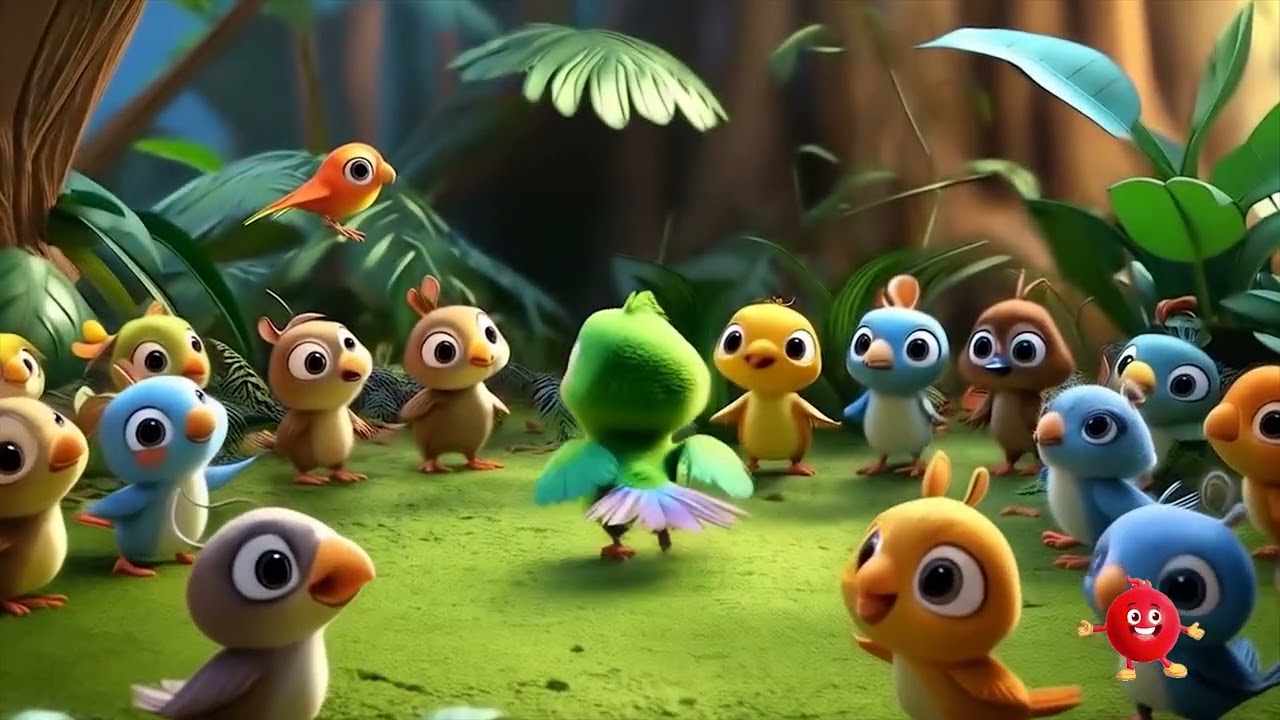 Parrot’s Echo Song | Jungle Animal Music Rhyme for Kids | Redbubble Rhymes