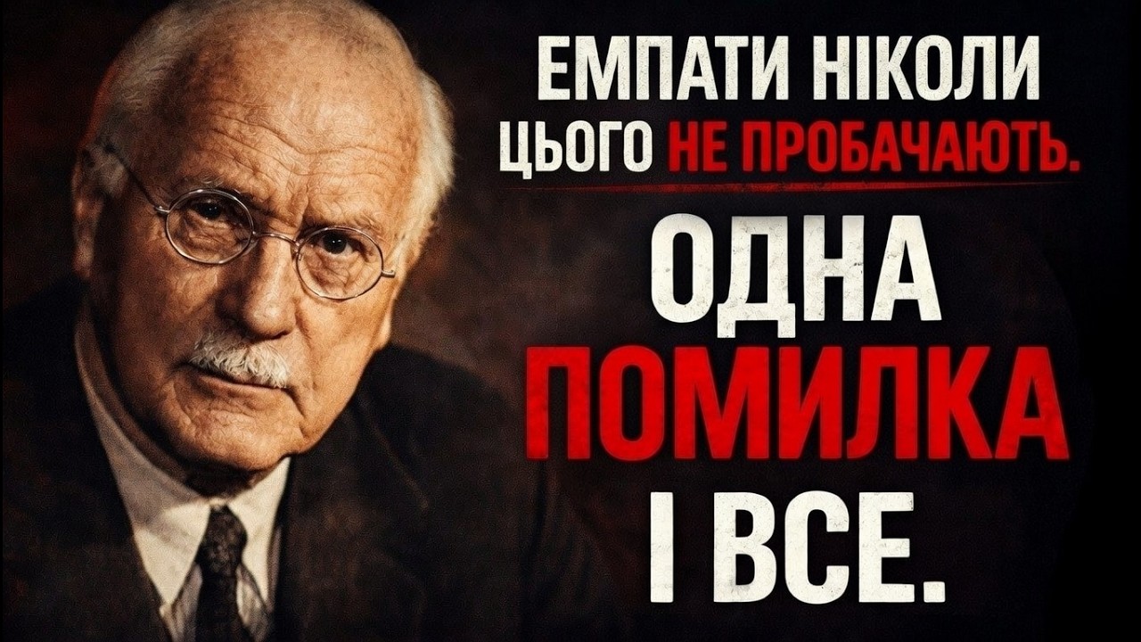 Одна помилка і емпат зникає з Вашого життя | Карл Юнг