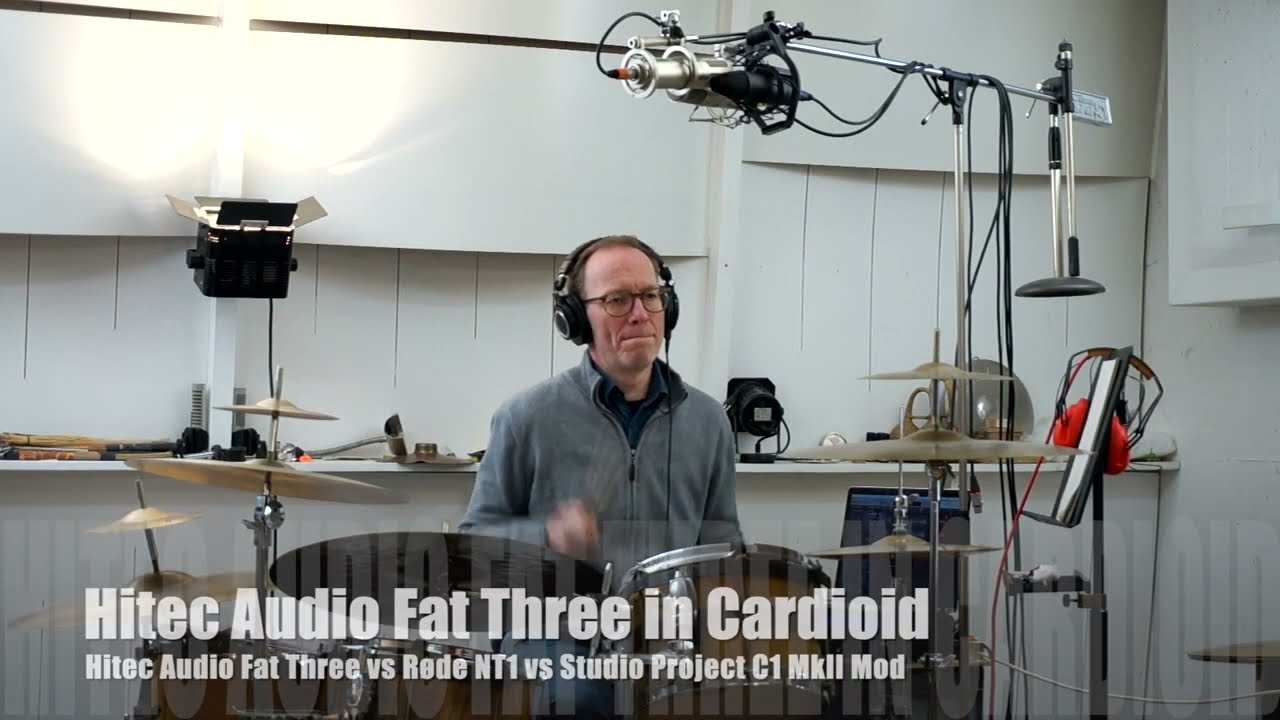 Hitec Audio Fat Three vs R&oslash;de NT1 vs Studio Project C1 MkII Mod