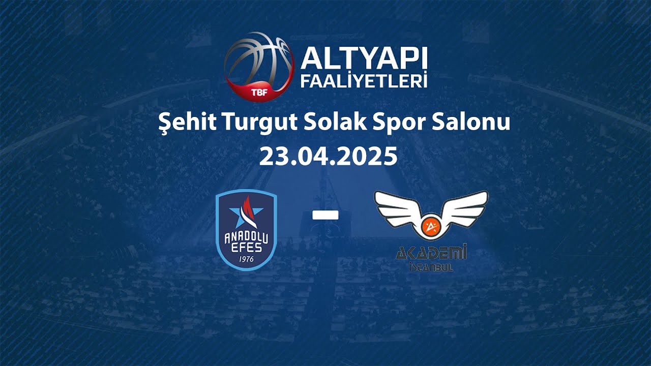 Anadolu Efes B – Akademi İstanbul U14 Erkekler Türkiye Şampiyonası C Grubu