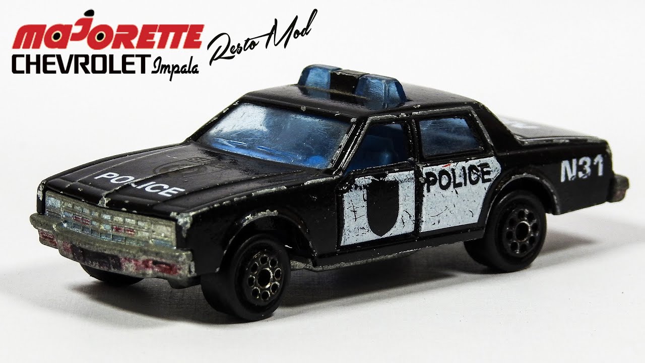 Мод Majorette Impala Police Car Resto Mod