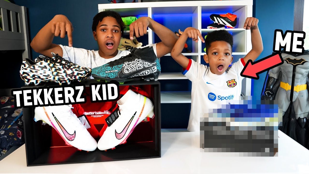 ThiaGoat vs Tekkerz Kid £1000 Football Boots Collection!