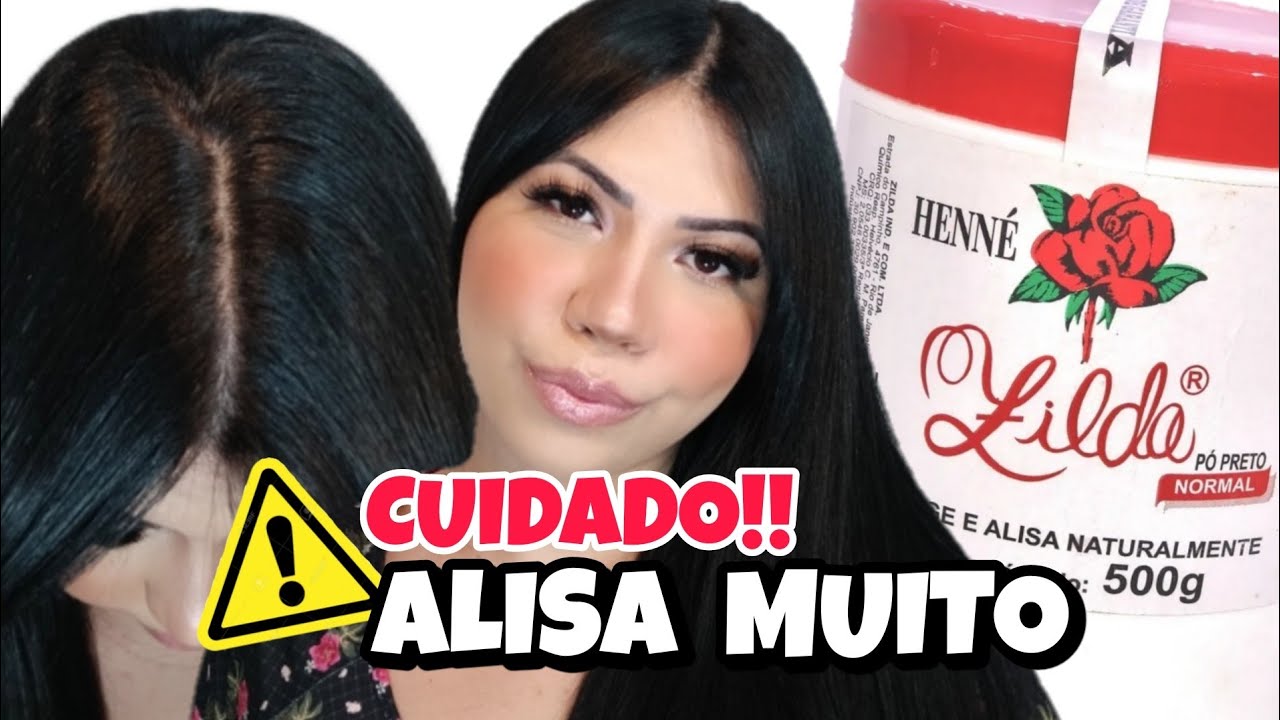 HENÊ ♡  ZILDA ALISA MUITO E TINGE OS FIOS BRANCOS