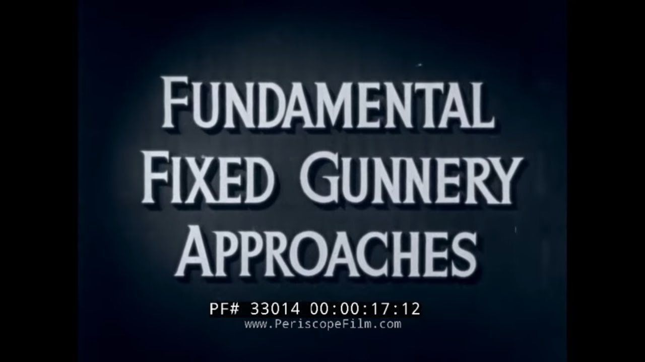 U.S. NAVY AIR COMBAT TRAINING FILM BY WALT DISNEY   FIXED GUNNERY APPROACHES  33014