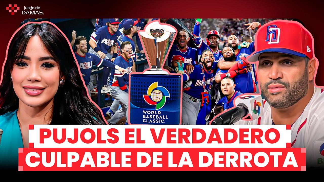 SUSSY JIMÉNEZ CULPA DIRECTAMENTE ALBERT PUJOLS DE LA DERROTA DE RD EN EL CLÁSICO MUNDIAL