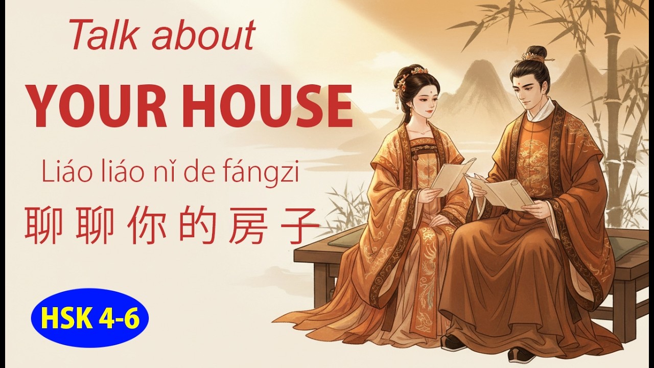 HSK 4-6 | Talk about your house in Chinese | Chinese podcast