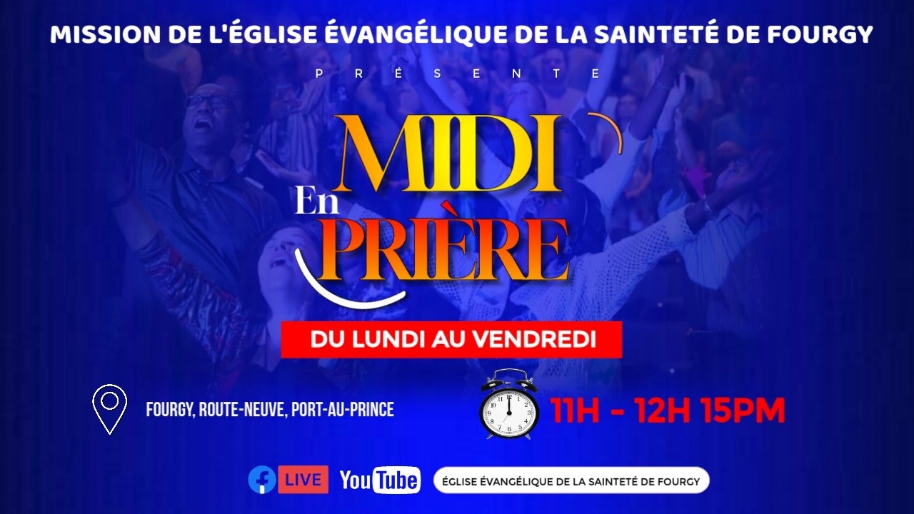 MIDI EN PRIERE / AVEC  PASTEUR  LUMA  ROBERSON / MARDI 10 FEVRIER 2026