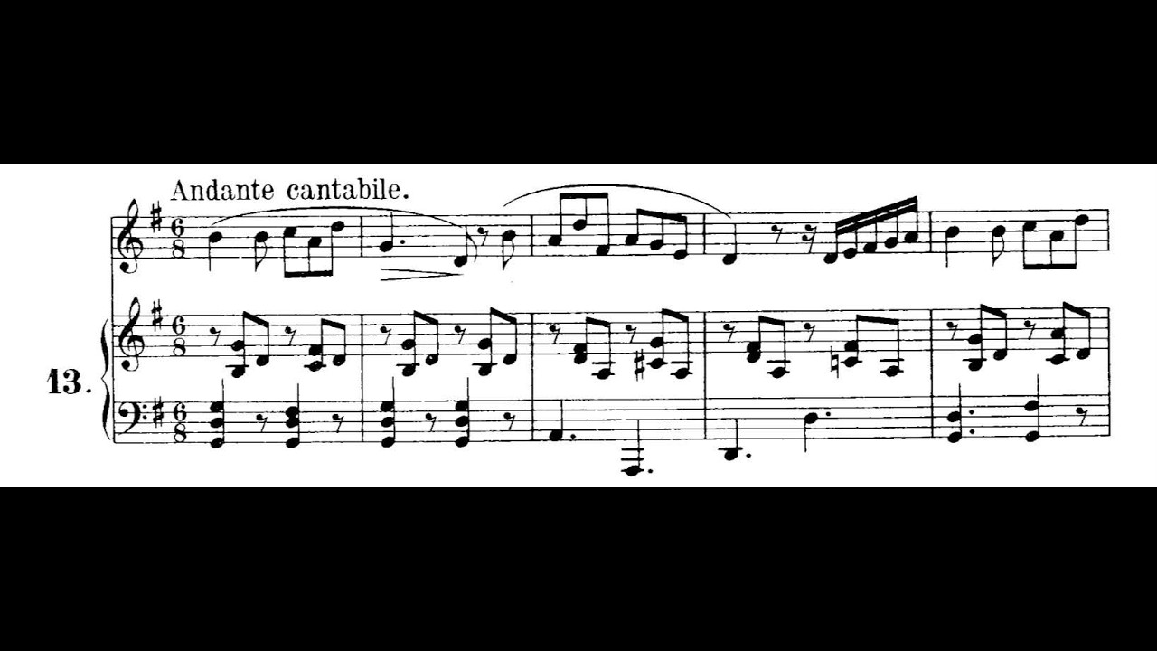 Concone - 13 Lesson - Mezzo-soprano. Piano accompaniment