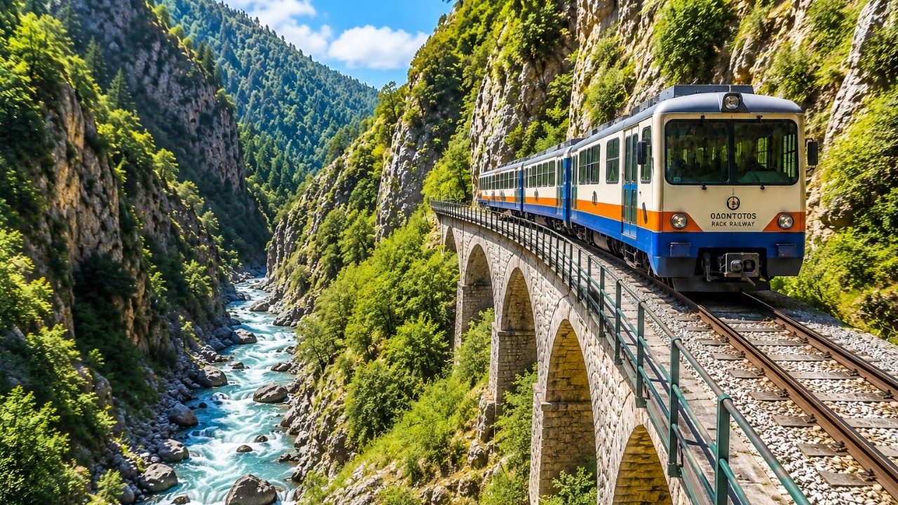 The Most Beautiful Train in Greece (and the World's Most Expensive Tea?)
