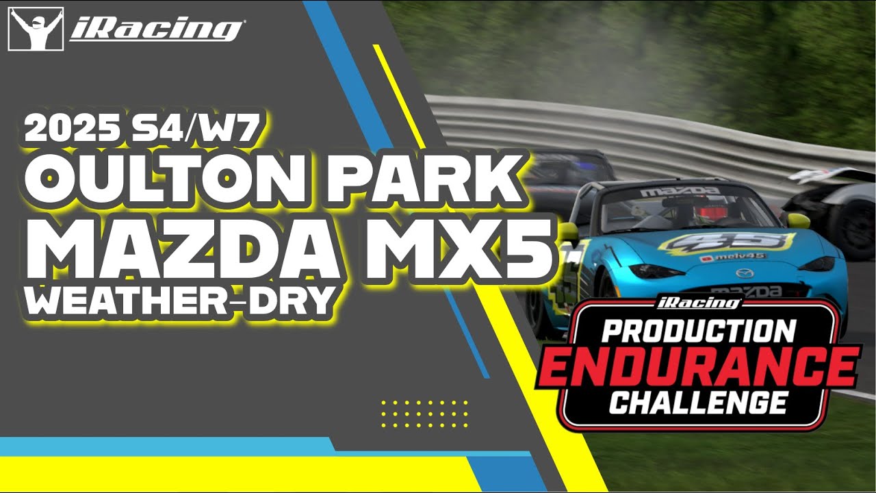 iRacing 2025 S4 W7  - PEC - Oulton Park - MX5