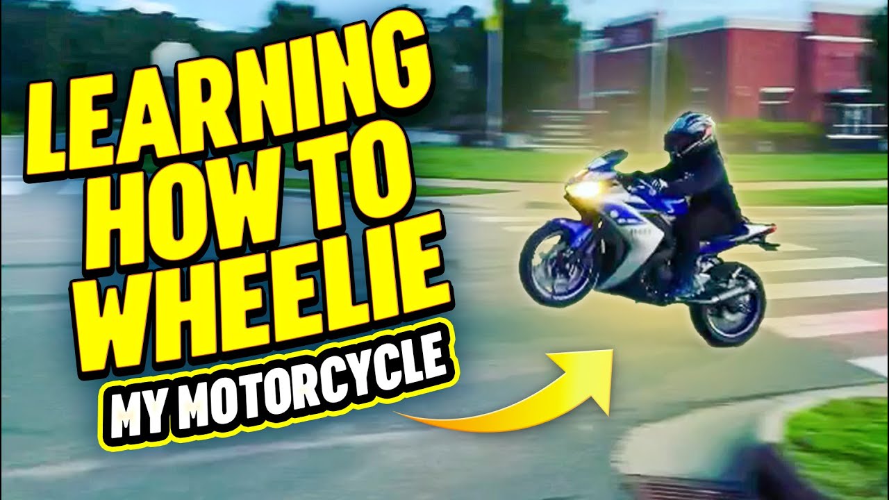 How to wheelie your motorcycle / Learning how to wheelie
