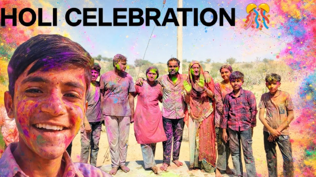 Village Holi celebration Final part 